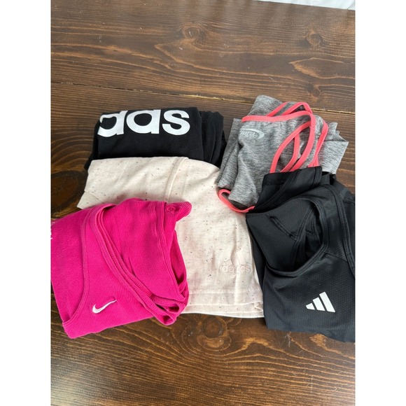 Womens Activewear Tank Top Bundle Nike Adidas Workout Gym Lot Size Medium - Picture 1 of 16